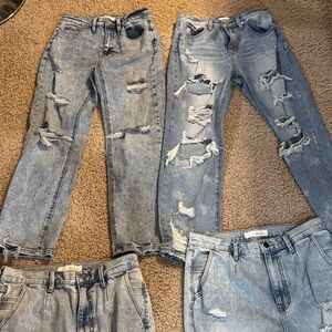 Women’s  bulk lot Designer Jeans/ kancan/willowroot/sz 5/26 bulk lot of 4